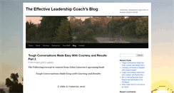 Desktop Screenshot of blog.theeffectiveleadershipcoach.com